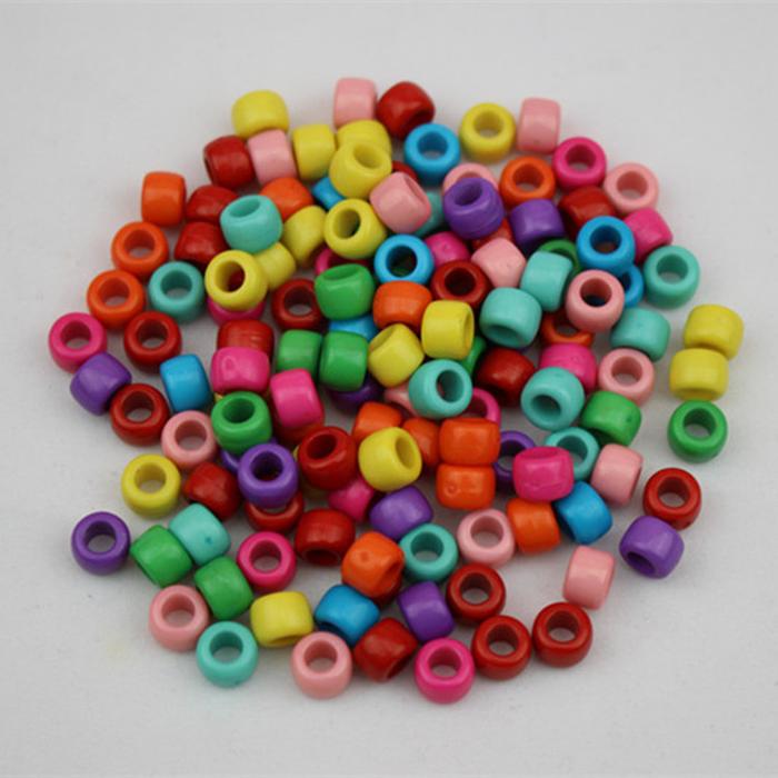 DIY Educational Toys Colorful Acrylic Beads Letters Children's Early Education Beaded Keychain Accessory Accessories Woven Necklace Bracelet