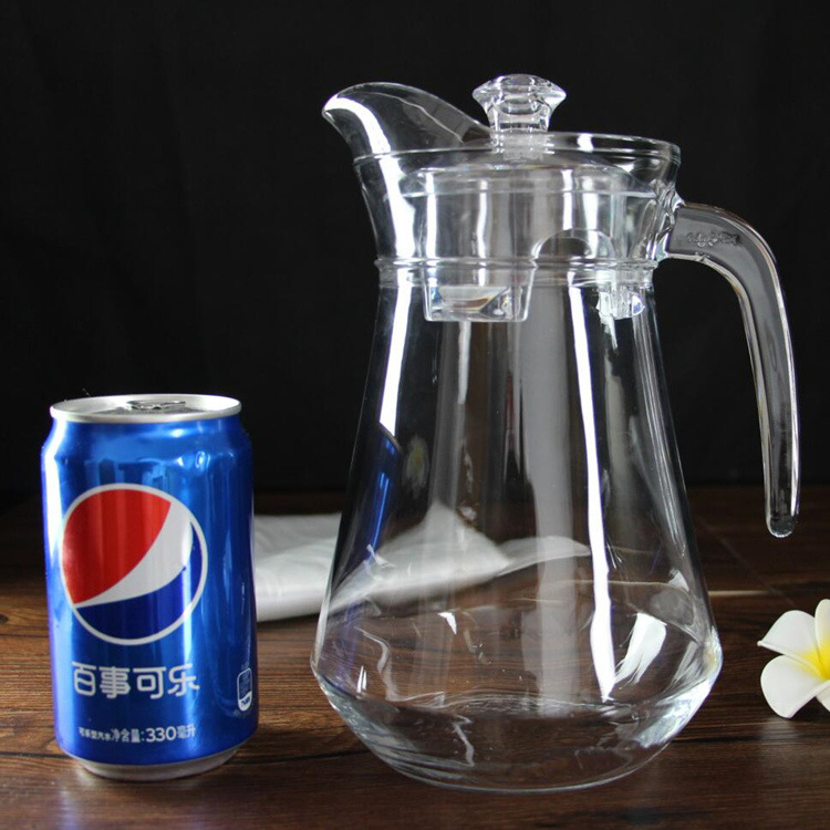 PC Cold Water Jug Acrylic Transparent Water Pitcher Plastic Octagonal Striped Juice Pot Thicken Hotel Jug Drop-Resistant
