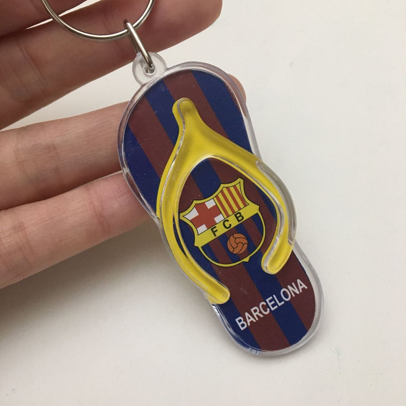 Acrylic key chain custom advertising animation double transparent acrylic cartoon pendant creative key chain wholesale