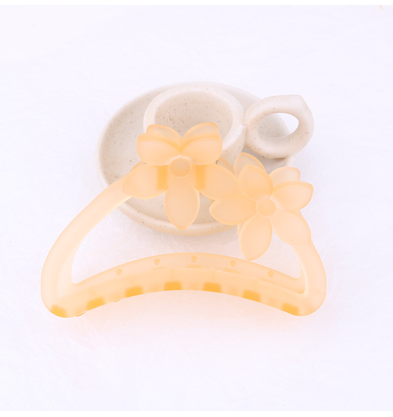 Amazon Cross-Border Acrylic 11cm Large Grip Women's Keel Barrettes Candy Color Frosted Claw Clip Headdress Amazon Cross-Border Acrylic 11cm Large Grip Women's Keel Barrettes Candy Color Frosted Claw Clip Headdress
