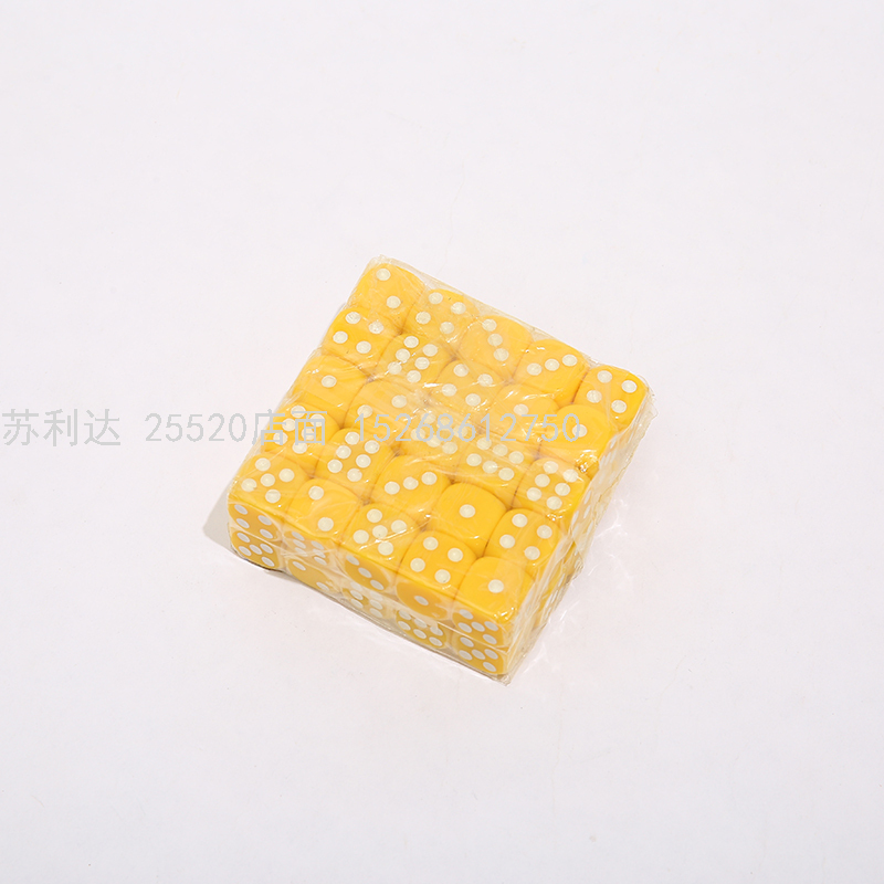 Acrylic Rounded Dice Mahjong Dice Chess Accessories Game Dice 16mm
