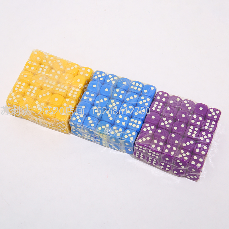 Acrylic Rounded Dice Mahjong Dice Chess Accessories Game Dice 16mm