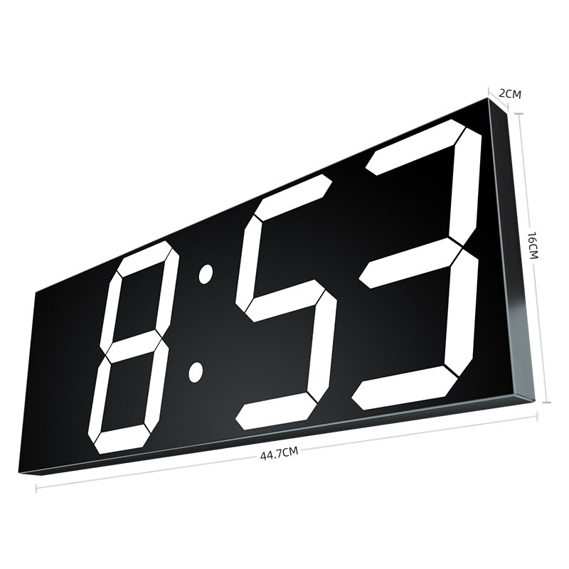 Clock Wall Clock Nordic Digital Clock Simple Living Room Decoration LED Wall Hanging 3D Bluetooth Clock Acrylic Mirror