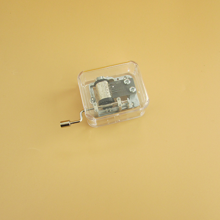 Hand-Cranked Acrylic Music Box Music Box Busy Board DIY Accessories Montessori Busy Box Hand-Cranked Acrylic Music Box Music Box Busy Board DIY Accessories Montessori Busy Box