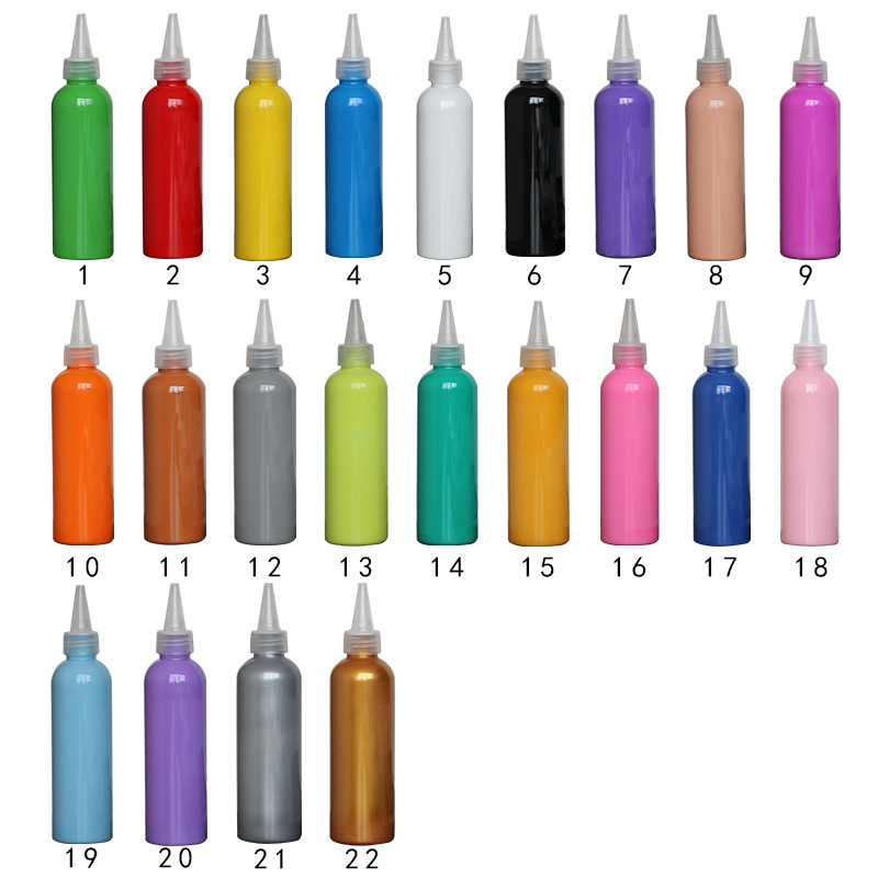 Acrylic Paint Vinyl Figurine Graffiti Painted Recommended High Gloss Pigment Gypsum White Blank 200G Wholesale 22 Colors