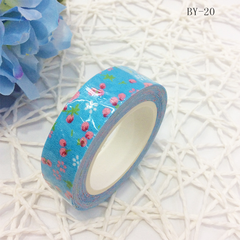 Small Floral Fabric Cloth Cotton Cloth Wide Band DIY Album Accessories Sticker Diary Decorative Stickers Small Floral Fabric Cloth Cotton Cloth Wide Band DIY Album Accessories Sticker Diary Decorative Stickers