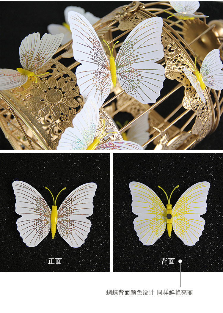 Colorful Single Layer 12 PCs PVC Butterfly Wedding Party Wall Decoration Magnetic Sticker 3D Three-Dimensional Butterfly Wall Sticker Colorful Single Layer 12 PCs PVC Butterfly Wedding Party Wall Decoration Magnetic Sticker 3D Three-Dimensional Butterfly Wall Sticker