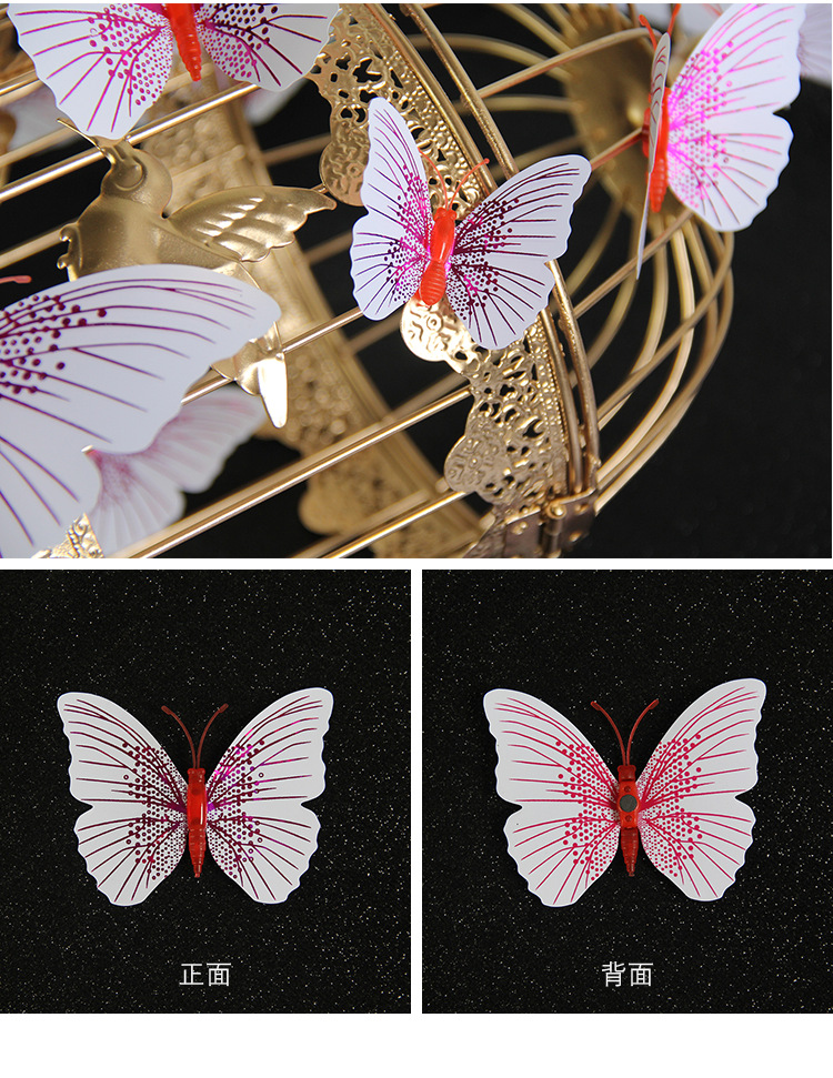 Colorful Single Layer 12 PCs PVC Butterfly Wedding Party Wall Decoration Magnetic Sticker 3D Three-Dimensional Butterfly Wall Sticker Colorful Single Layer 12 PCs PVC Butterfly Wedding Party Wall Decoration Magnetic Sticker 3D Three-Dimensional Butterfly Wall Sticker