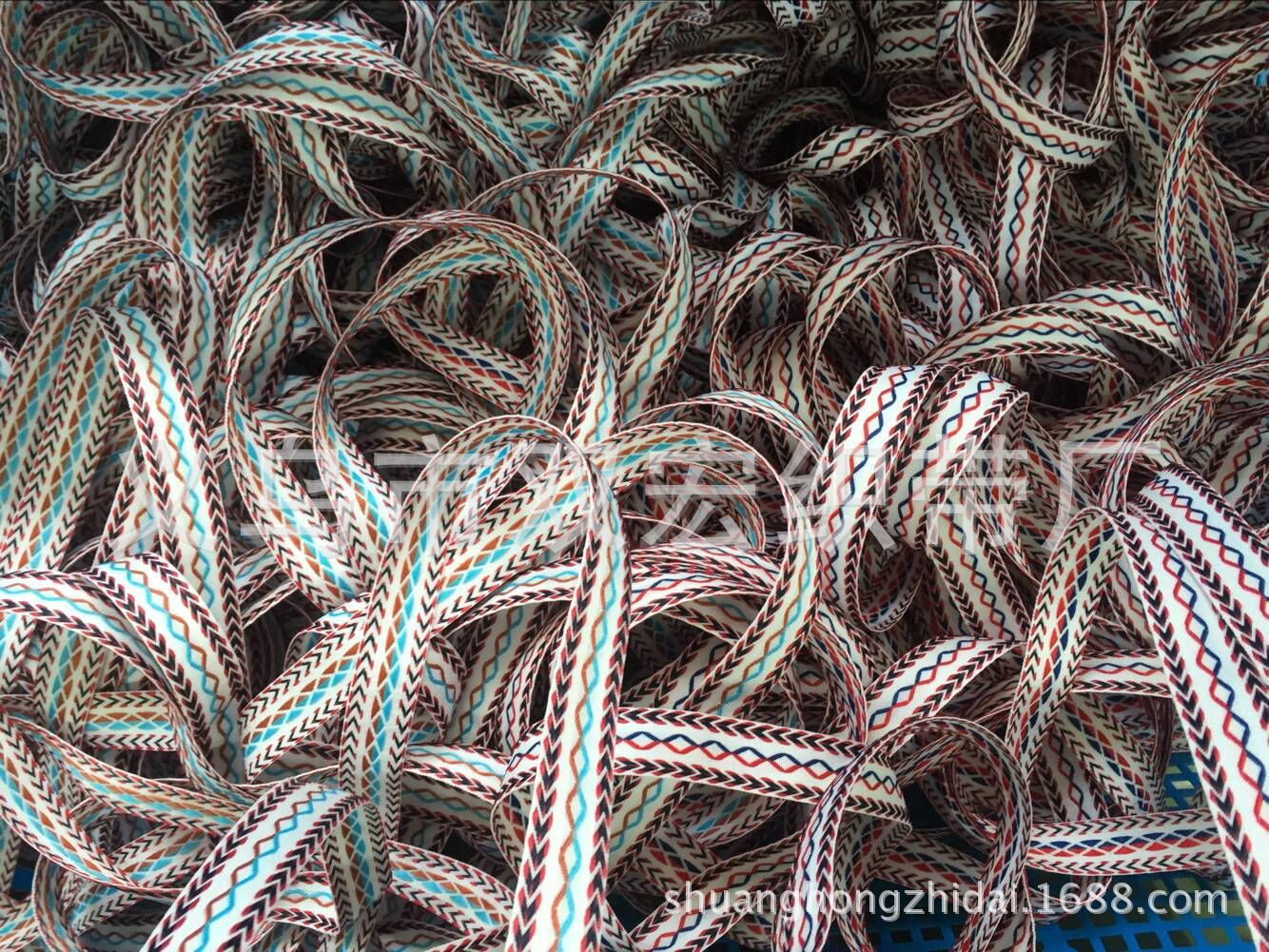 Vintage Ethnic Style Double Arrow Knitted Belt 2.5cm Polyester Jacquard Net Tape Clothing Accessories Factory Wholesale Vintage Ethnic Style Double Arrow Knitted Belt 2.5cm Polyester Jacquard Net Tape Clothing Accessories Factory Wholesale
