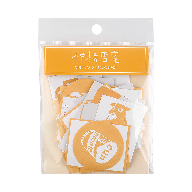 Mr. Paper Sticker Package Island Garden Renewal Small Fresh and Writable Journal Material DIY Sticker 6-Style Selection