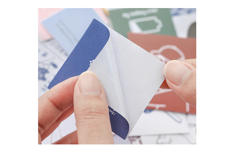 Mr. Paper Sticker Package Island Garden Renewal Small Fresh and Writable Journal Material DIY Sticker 6-Style Selection