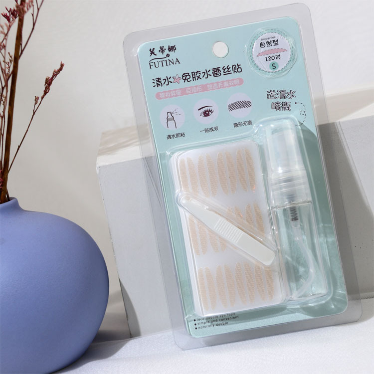 Guangzhou Factory Direct Sales Lace Double Eyelid Stickers Glue-Free Invisible Thin Mesh Eye Beauty Tape