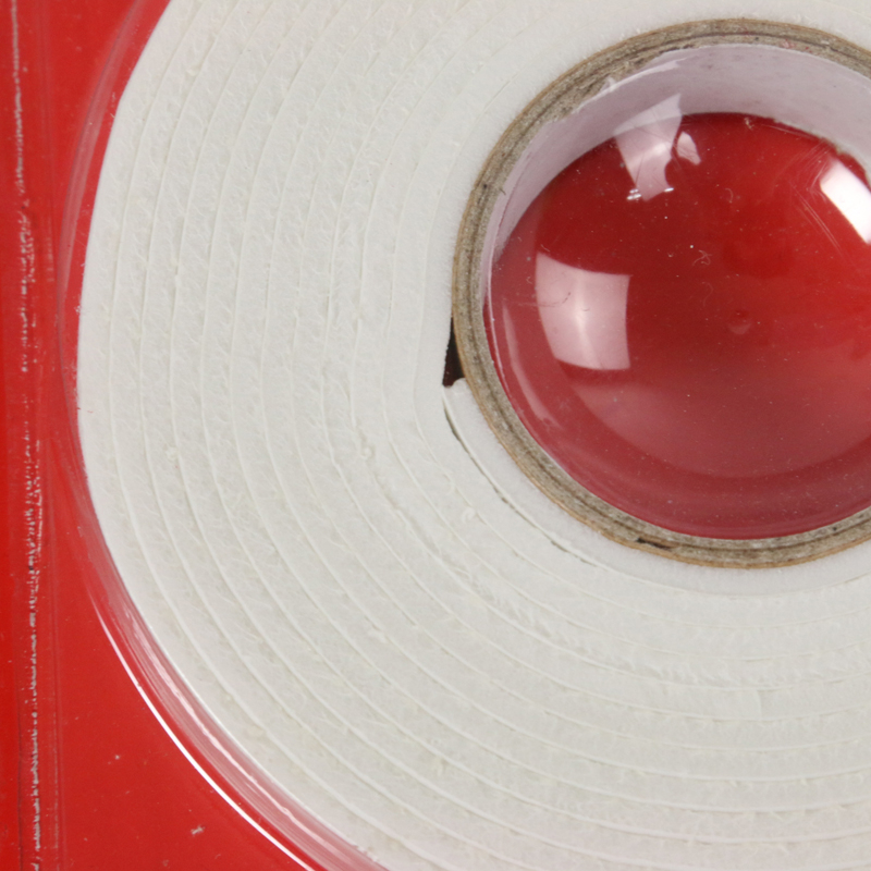 Sponge sticking double sides adhesive tape white foam double sides adhesive tape advertisement tape