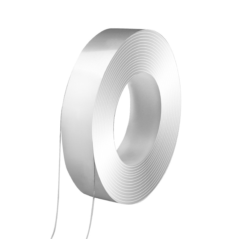 Factory Direct Sales Nano Tape Multifunctional Transparent Seamless Washing Magic Stickers Douyin Same Double-Sided Adhesive Tape