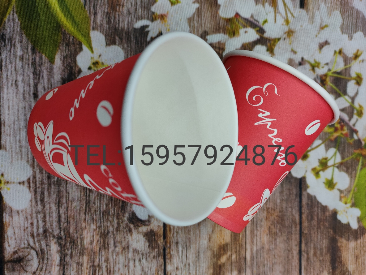 European 8 - ounce the disposable paper cup 300 ml coffee paper cup hot and cold drinking cup party restaurant home