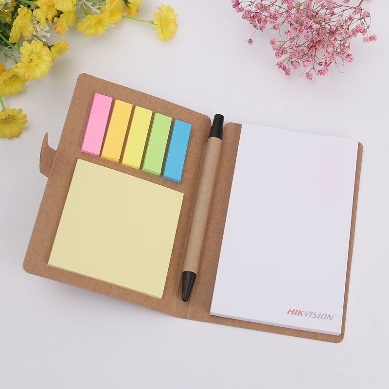 Kraft Paper Notepad Post-It Notes Custom Tearable Note Paper Custom Logo Creative N Times Sticker Sticky Notes Combination