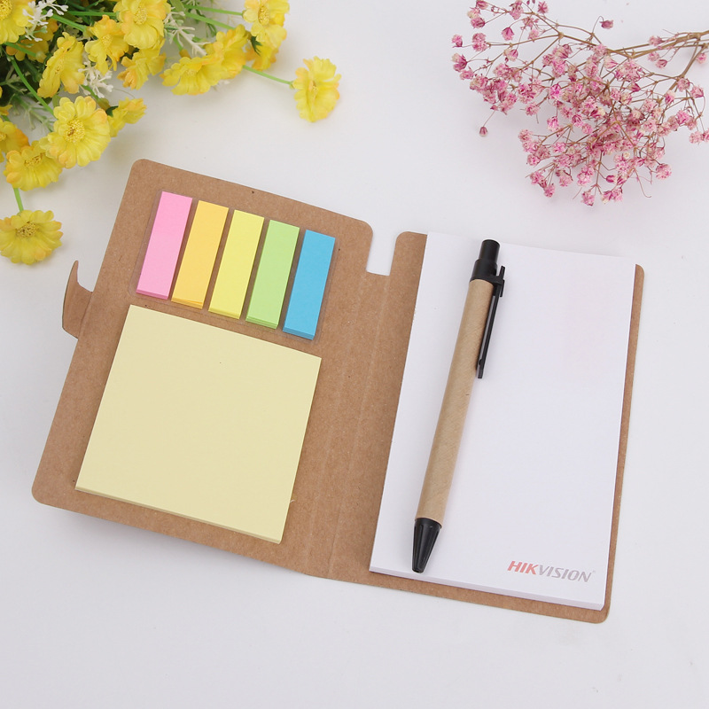 Kraft Paper Notepad Post-It Notes Custom Tearable Note Paper Custom Logo Creative N Times Sticker Sticky Notes Combination