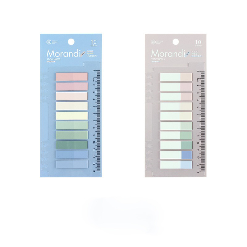 SOTI Time Creative Sticky Note PET Message Sticker Morandi Fresh Note Paper Translucent Note Sticker Wholesale