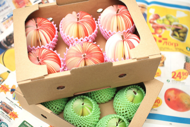 New Korean Style Sticky Notes Creative Student Stationery Pear Note Paper DIY Notepaper Stereo Fruit Note Sticker