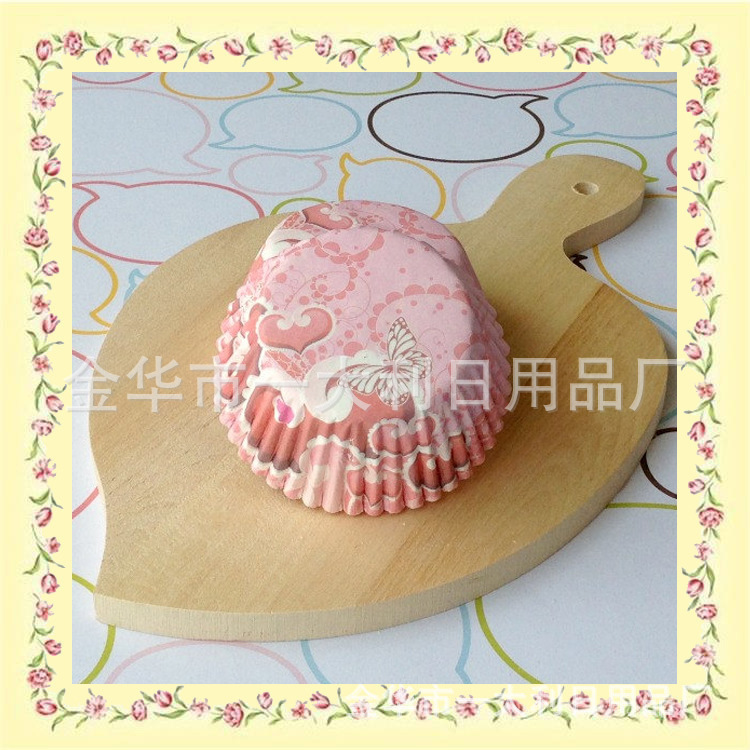 Logo Customized Multicolor Printing Paper Cup Cake Stand Anti-Oil Paper Cake Cup Baking Cake Paper Tray