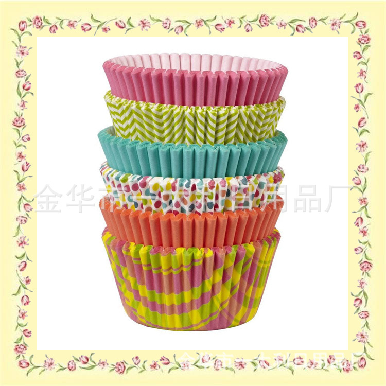 Multi-Color Printing Paper Cup Cake High Temperature Resistance Anti-Oil Paper Cake Cup Baking Cake Paper Tray Multi-Color Printing Paper Cup Cake High Temperature Resistance Anti-Oil Paper Cake Cup Baking Cake Paper Tray