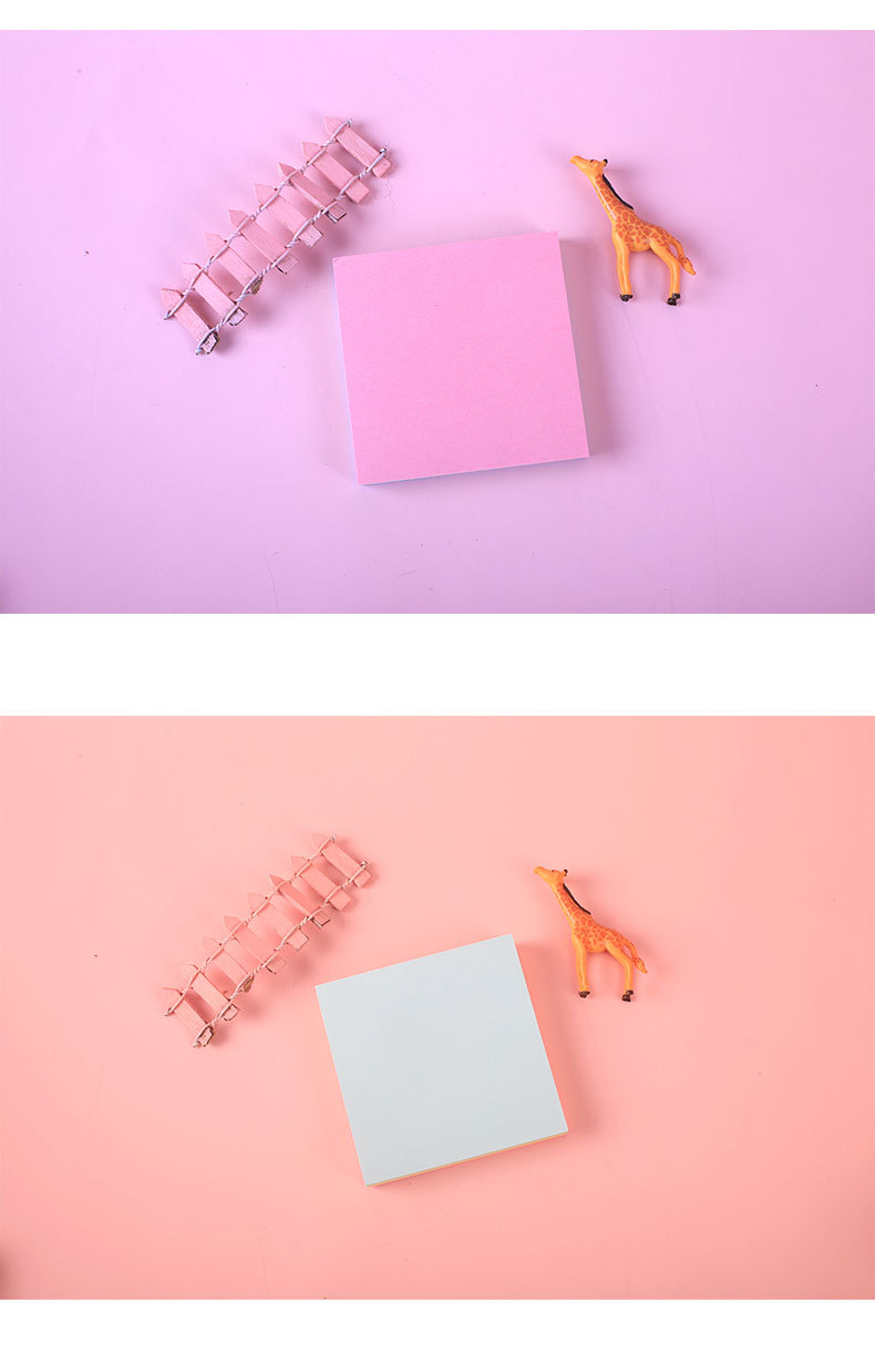 Factory Wholesale Office Color Post-It Notes Note Paper 100 Sheets Note Sticker Square Creative Sticky Note