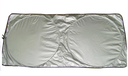 Automotive supplies silver silver cloth polyester tape coated double loop sun shade visor advertising gift print