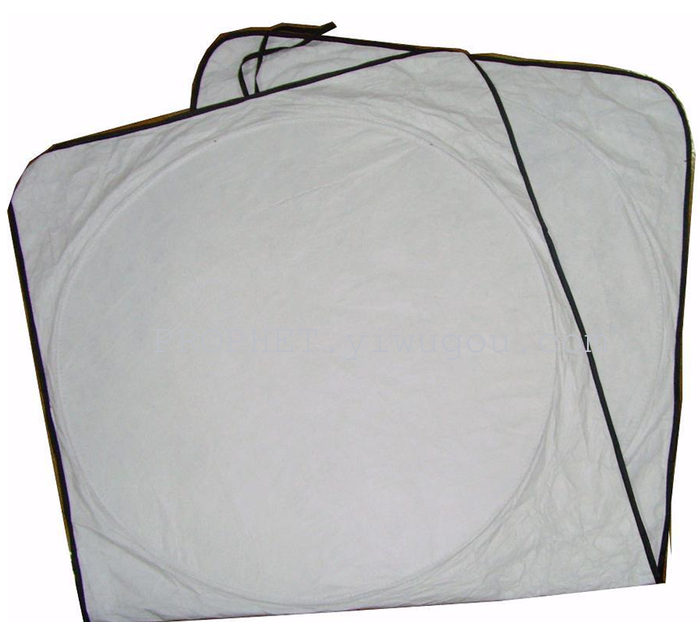 Automotive supplies silver silver cloth polyester tape coated double loop sun shade visor advertising gift print Automotive supplies silver silver cloth polyester tape coated double loop sun shade visor advertising gift print