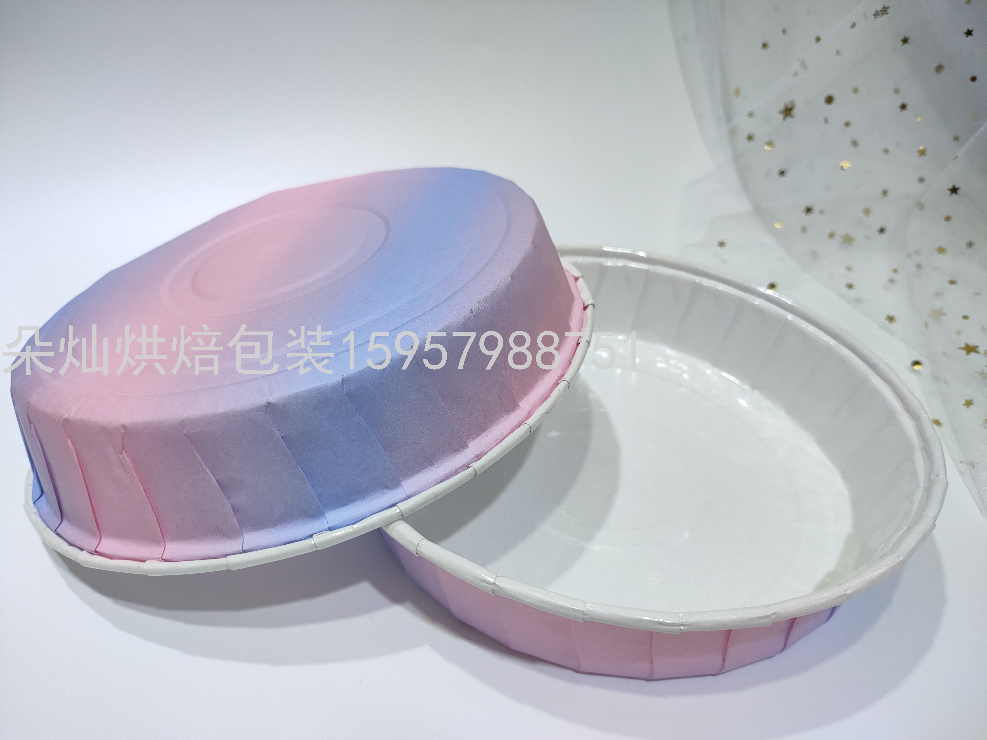 Coated Paper Cup of Baking Cake Paper of High Temperature Oil Resistant Paper Cups Cake Stand Cake Paper Bread Tray Cake Cup