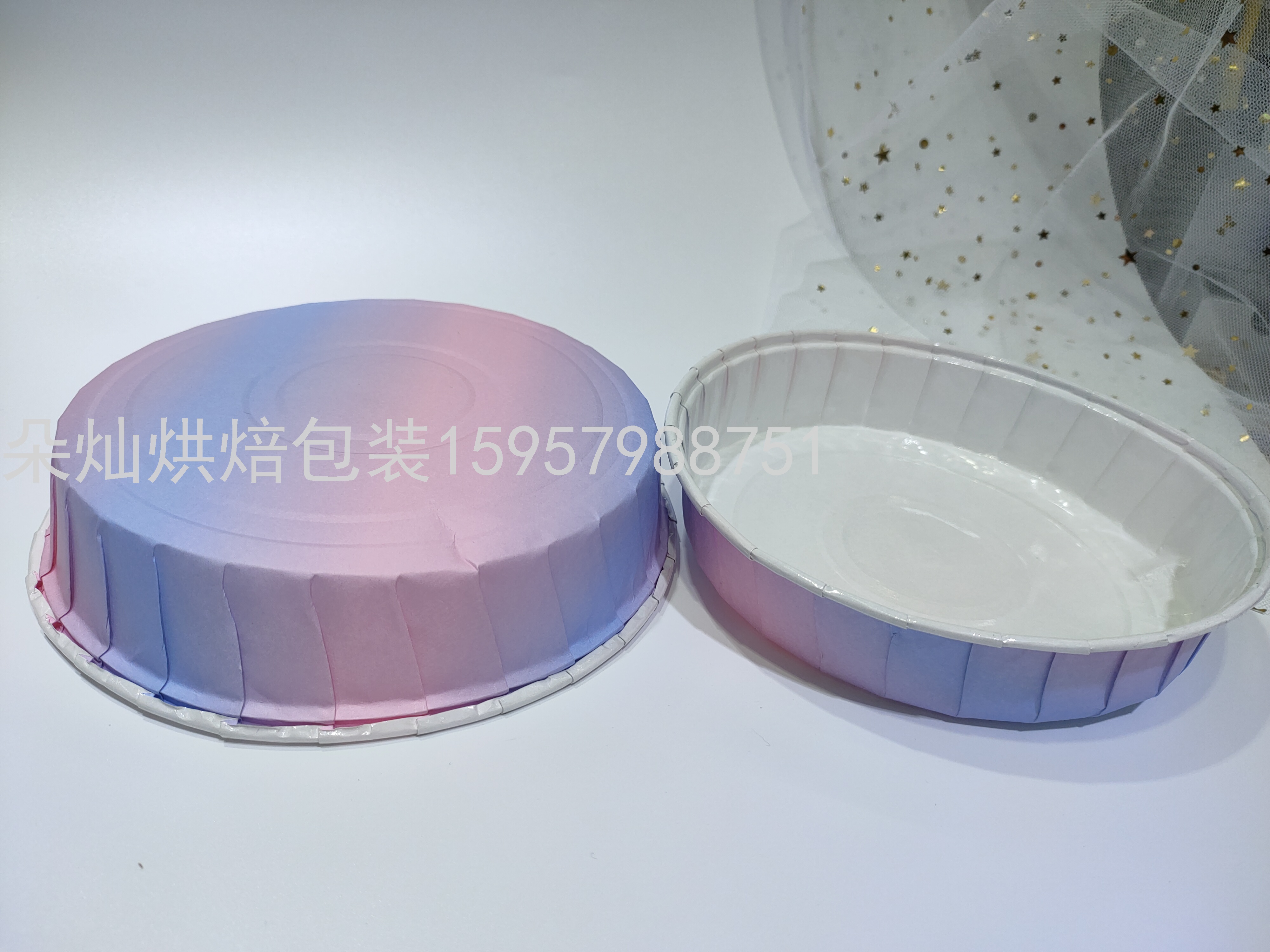 Coated Paper Cup of Baking Cake Paper of High Temperature Oil Resistant Paper Cups Cake Stand Cake Paper Bread Tray Cake Cup