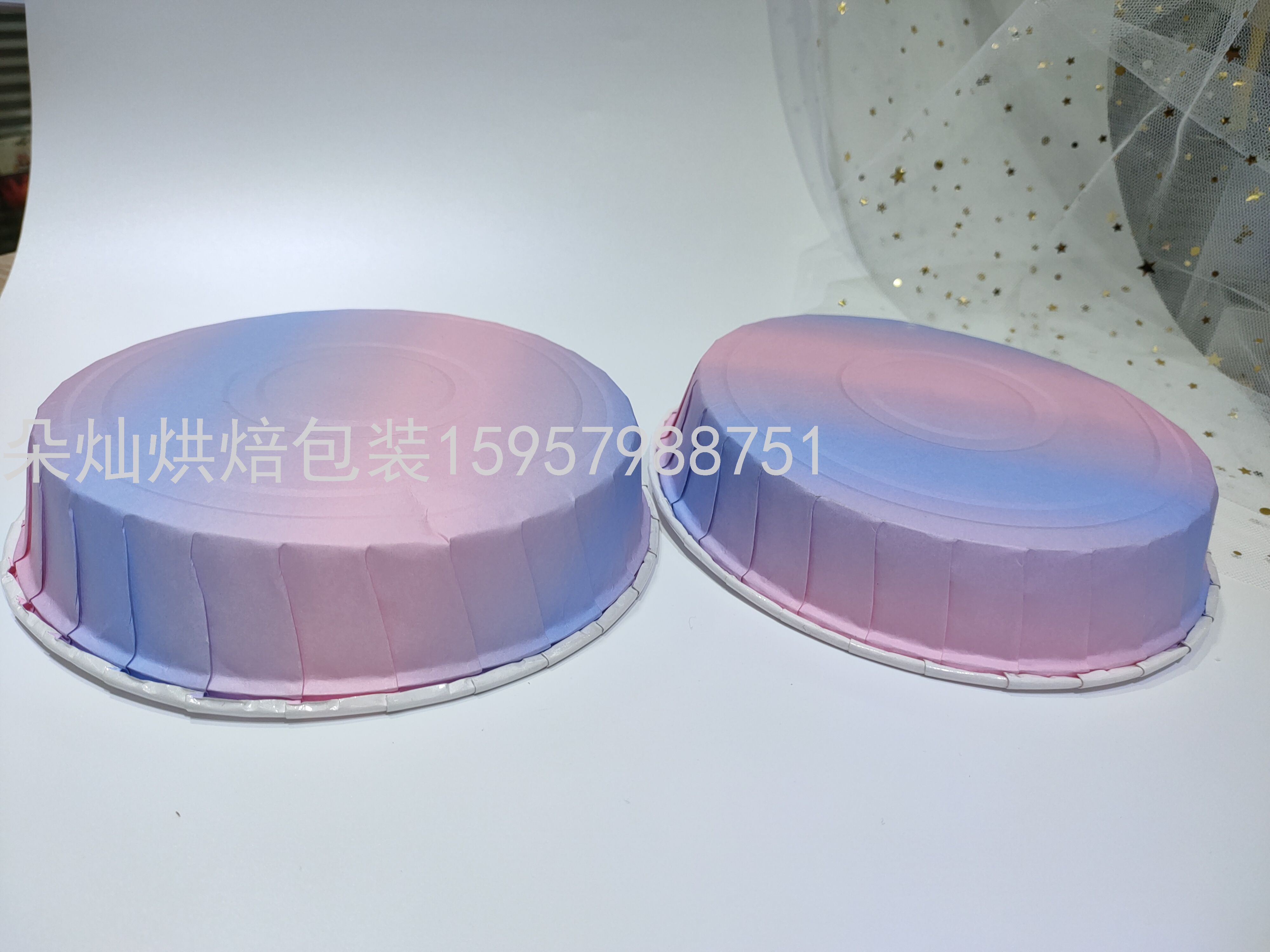 Coated Paper Cup of Baking Cake Paper of High Temperature Oil Resistant Paper Cups Cake Stand Cake Paper Bread Tray Cake Cup