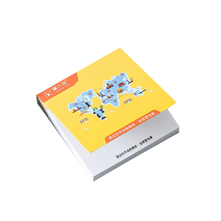 Office Learning Notepad Advertising Sticky Notes Creative Stationery Message Note Sticker Colored Sticky Note Customized Logo