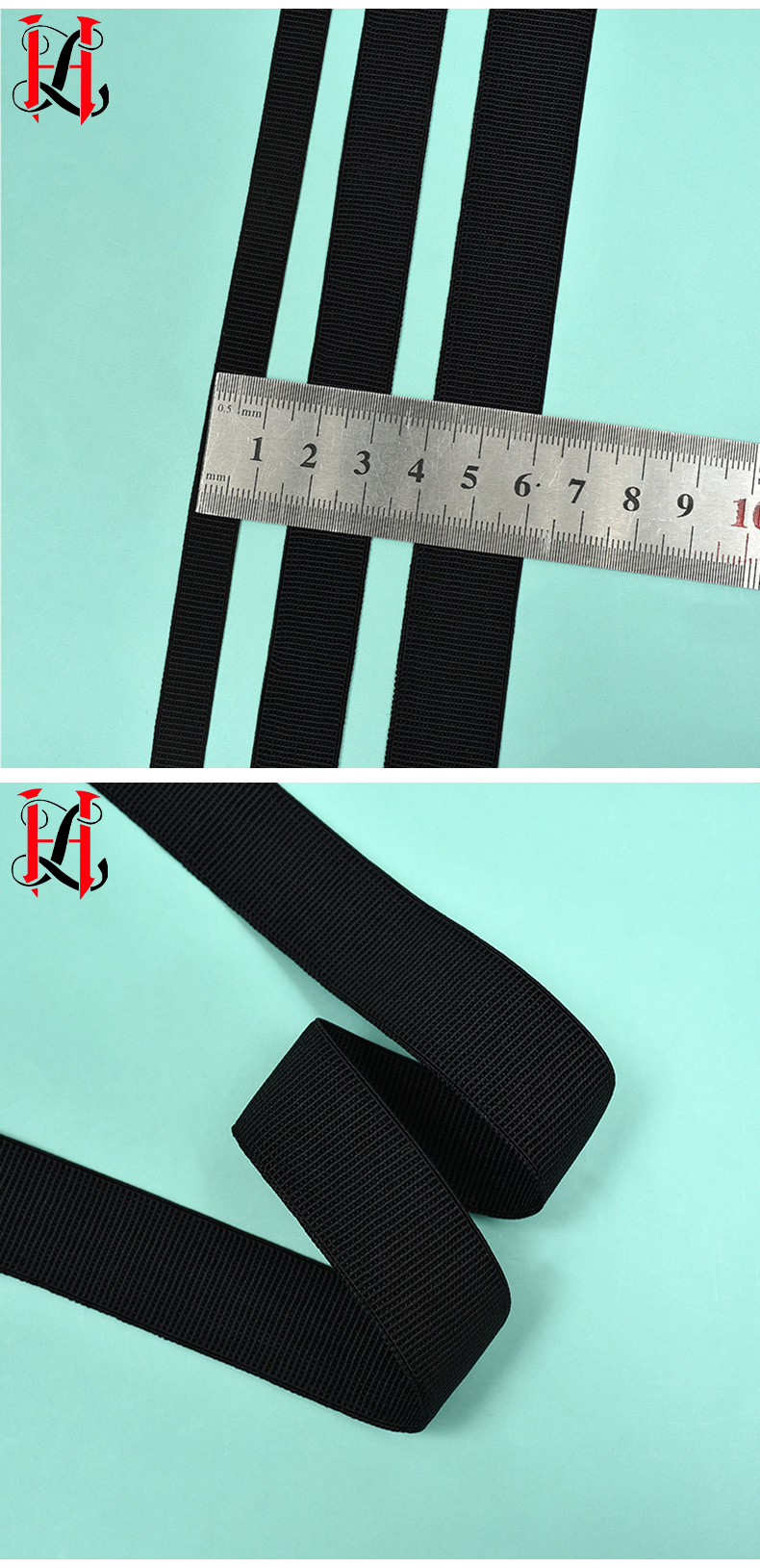 Double-Sided Horizontal Plaid Woven Elastic Tape Nylon Elastic Ribbon High Elastic Clothing Elastic Belt Pants Belt Luggage Elastic Belt Double-Sided Horizontal Plaid Woven Elastic Tape Nylon Elastic Ribbon High Elastic Clothing Elastic Belt Pants Belt Luggage Elastic Belt