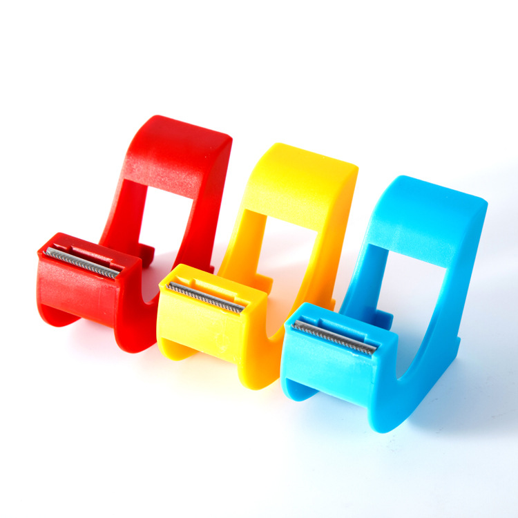 Cross-Border Flick and Stick 24mm Tape Dispenser Double-Sided Adhesive Tape Small Tape Base Office Supplies Tape
