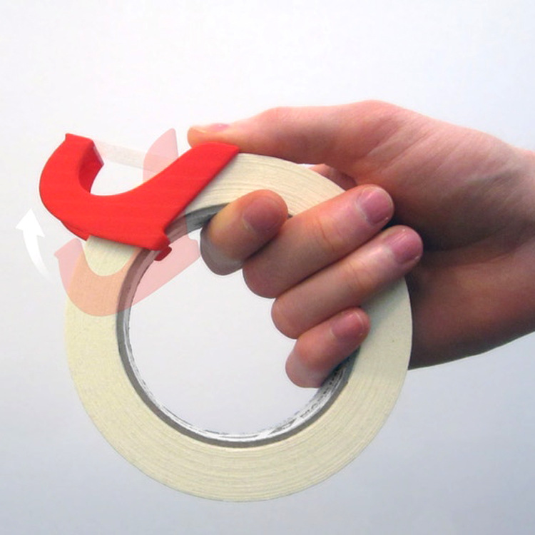 Cross-Border Flick and Stick 24mm Tape Dispenser Double-Sided Adhesive Tape Small Tape Base Office Supplies Tape