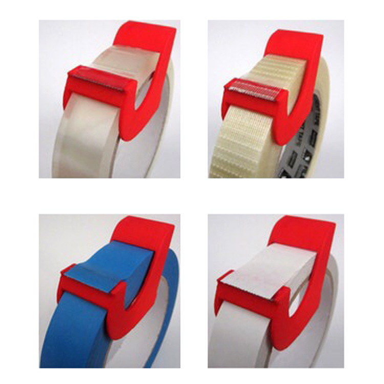 Cross-Border Flick and Stick 24mm Tape Dispenser Double-Sided Adhesive Tape Small Tape Base Office Supplies Tape