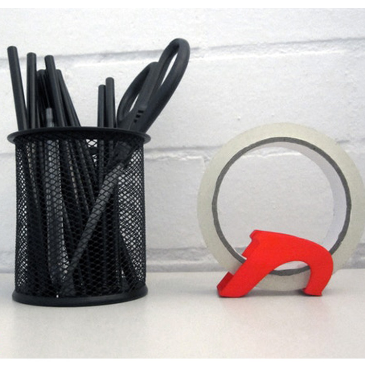 Cross-Border Flick and Stick 24mm Tape Dispenser Double-Sided Adhesive Tape Small Tape Base Office Supplies Tape