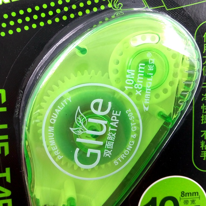 Japan and South Korea Stationery Mixed Color Strong Double-Sided Adhesive Tape Strong Adhesive Colloid Wholesale and Retail Environmental Protection 501 Correction Tape Can Be Fixed