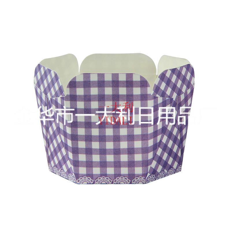  New mechanism cake paper cup high temperature resistant six-sided lace paper cup baking disposable cake mold