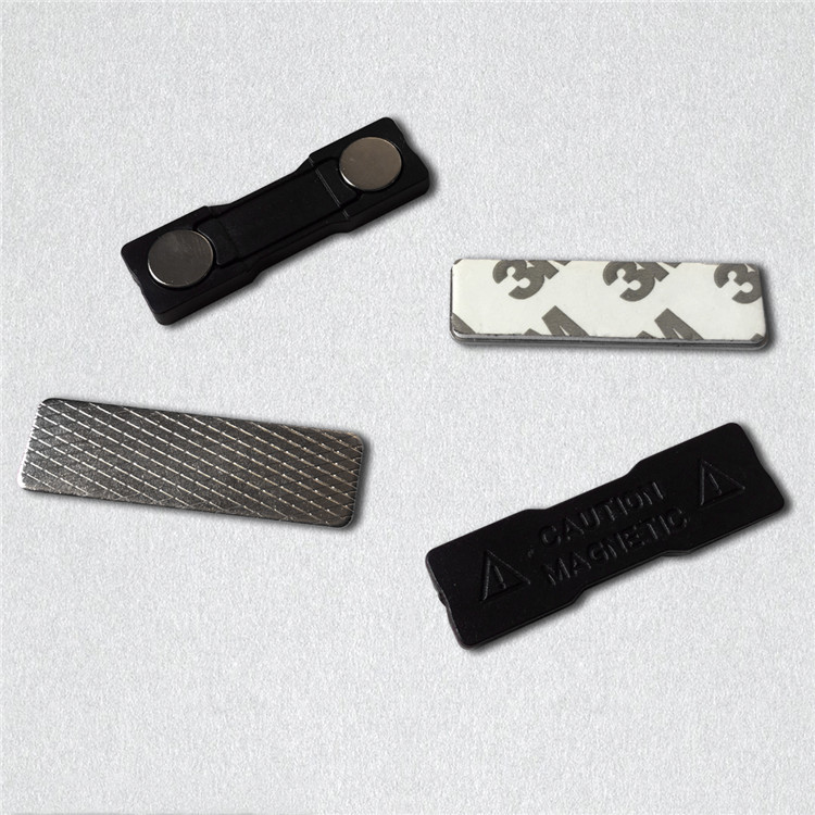 Spot Strong Magnetic Badge Accessories Three Magnet Chest Card Work Badge Magnetic Badge with Double-Sided Adhesive Tape