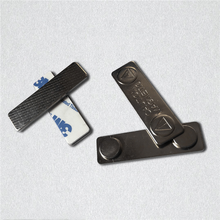Spot Strong Magnetic Badge Accessories Three Magnet Chest Card Work Badge Magnetic Badge with Double-Sided Adhesive Tape