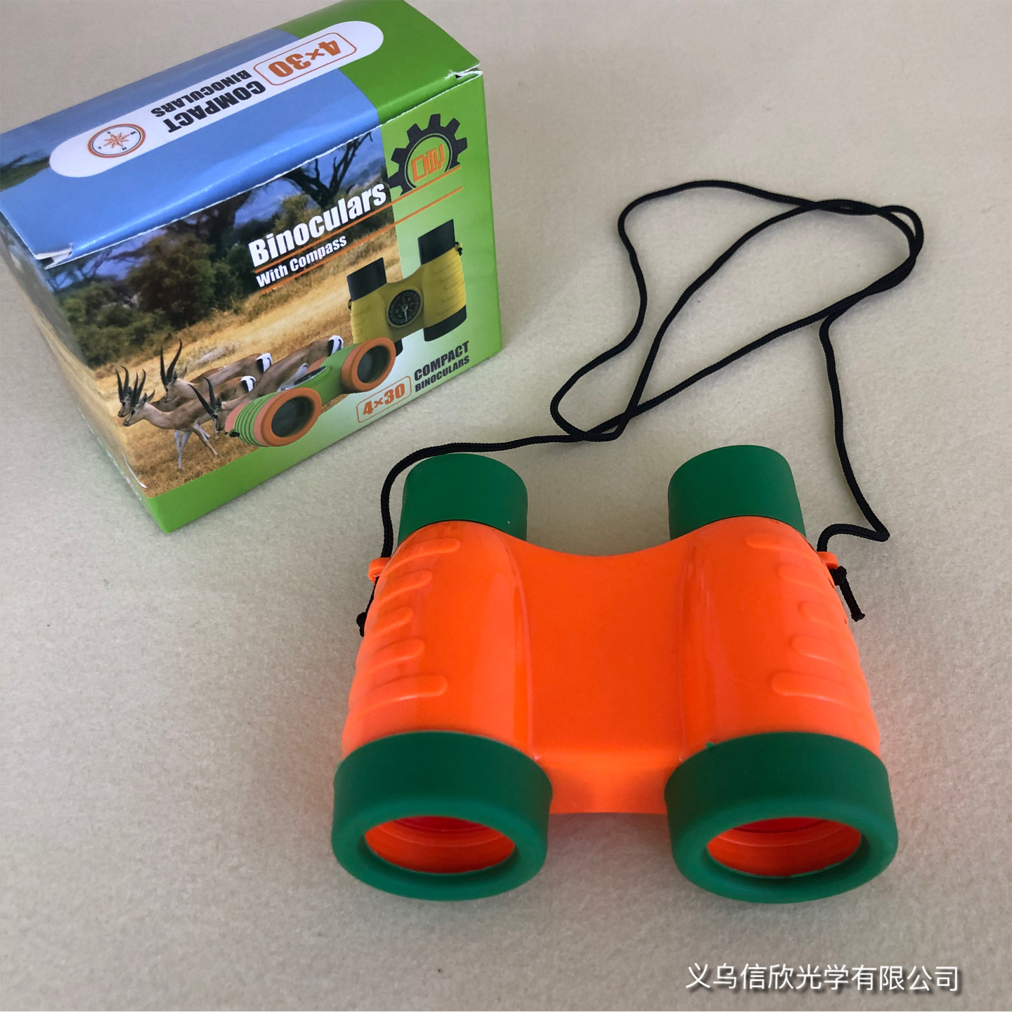New DIY Binoculars Outdoor Toys Teaching Educational Toys Kids&#039; Telescope A064 with Compass