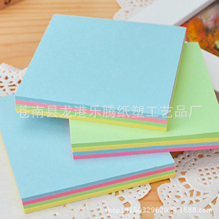 Office Creativity Sticky Notes Customized Advertising Notepad Notepad Note Paper Shaped Note Sticker Factory Wholesale