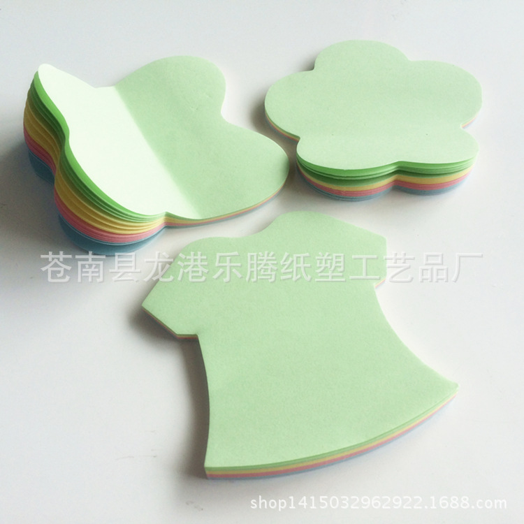 Office Creativity Sticky Notes Customized Advertising Notepad Notepad Note Paper Shaped Note Sticker Factory Wholesale