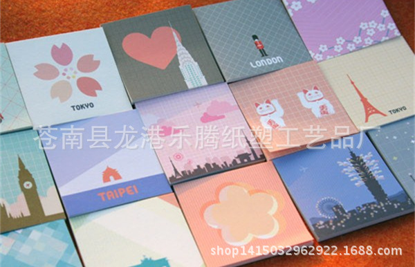Office Creativity Sticky Notes Customized Advertising Notepad Notepad Note Paper Shaped Note Sticker Factory Wholesale