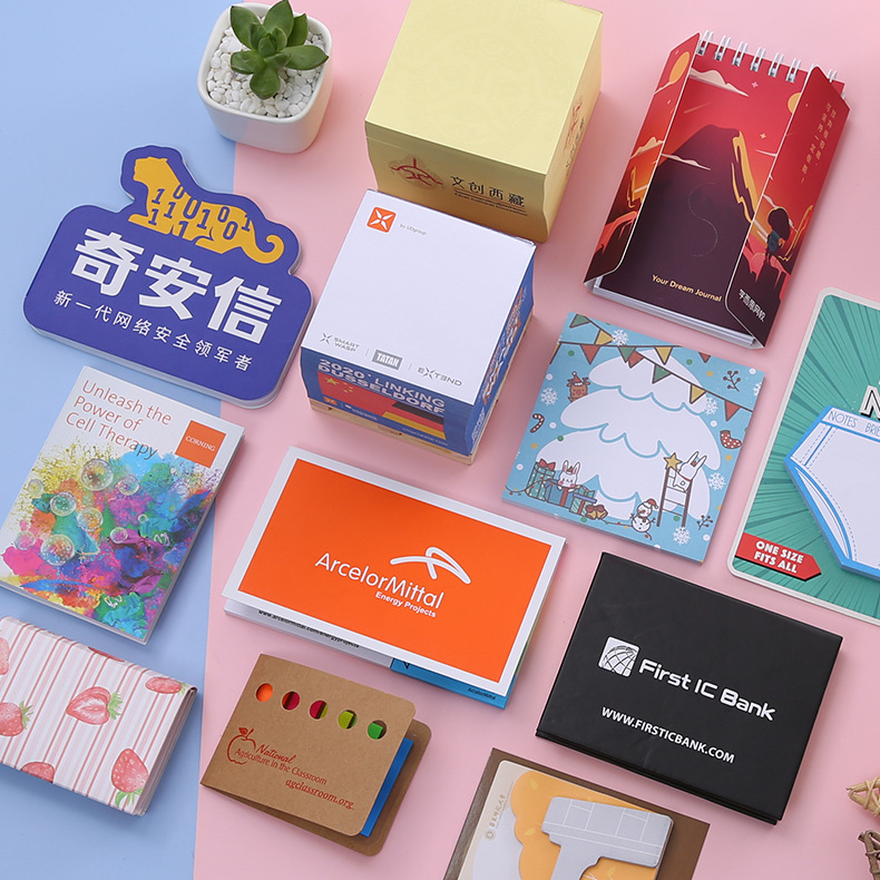 Factory Customized Combination Pet Post-It Special-Shaped Notepad Cute Sticky Note Note Sticker Paper Brick Customized Logo
