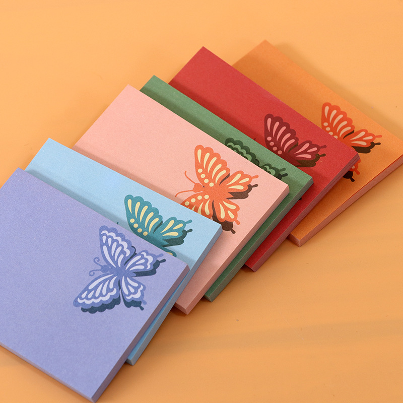 Factory Wholesale Smiley Face Sticky Notes Note Sticker Custom Customizable Logo Post-It Boymark Notepad Index Stickers Suit