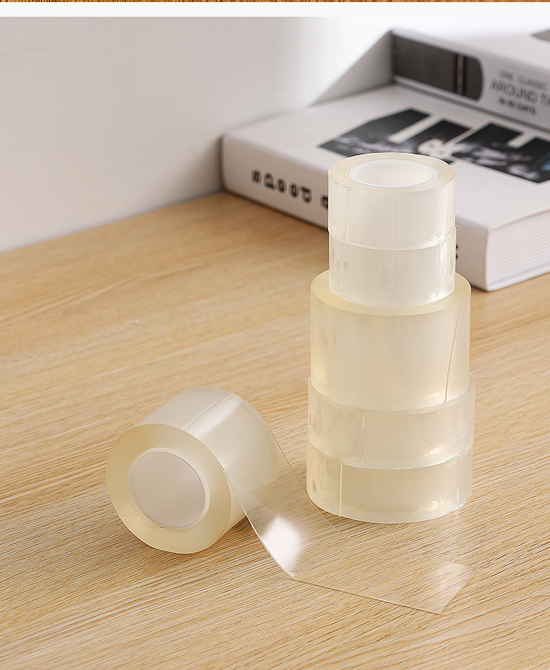 Manufacturer Nano Tape Traceless Sheer Magic Tape Strong TikTok Same Double-Sided Adhesive Acrylic Nano Adhesive