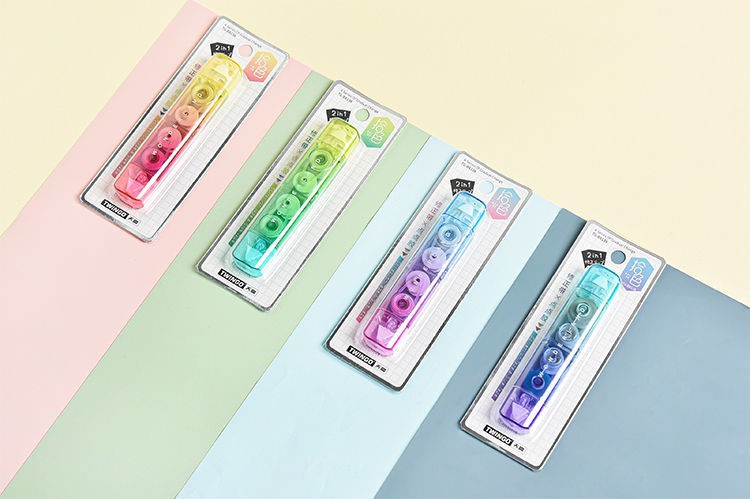Tiangao 8138 Internet Celebrity Correction Tape Mini Dotting Glue Two-in-One Double-Sided Transparent Tape Correction Tape Double Spread Tiangao 8138 Internet Celebrity Correction Tape Mini Dotting Glue Two-in-One Double-Sided Transparent Tape Correction Tape Double Spread