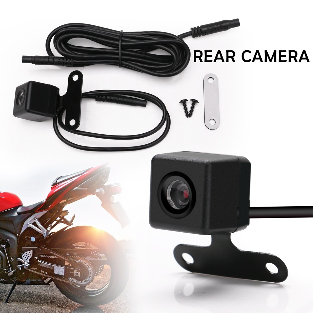 New Plastic Motorcycle Motor Bike Recorder Double Tape Gravity Induction HD Waterproof Double Mirror Cross-Border Available